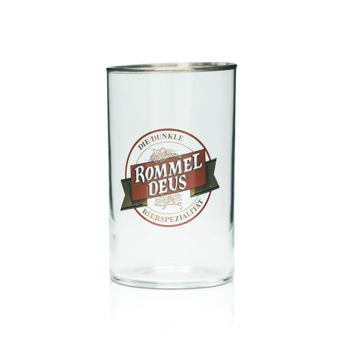 6x Rommel Deus Bierglas 0,2l Willi Becher Gläser Goldrand Brauerei Spezialität – Ansicht 2