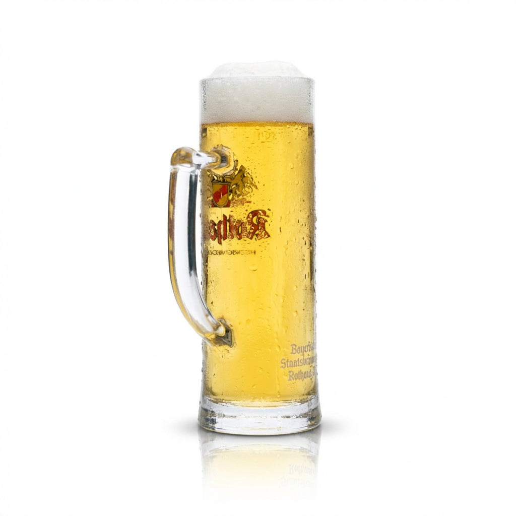 Rothaus Bier Glas 0,5l Krug Badner Seidel Gläser Brauerei Pils Zäpfle Gastro – Ansicht 3