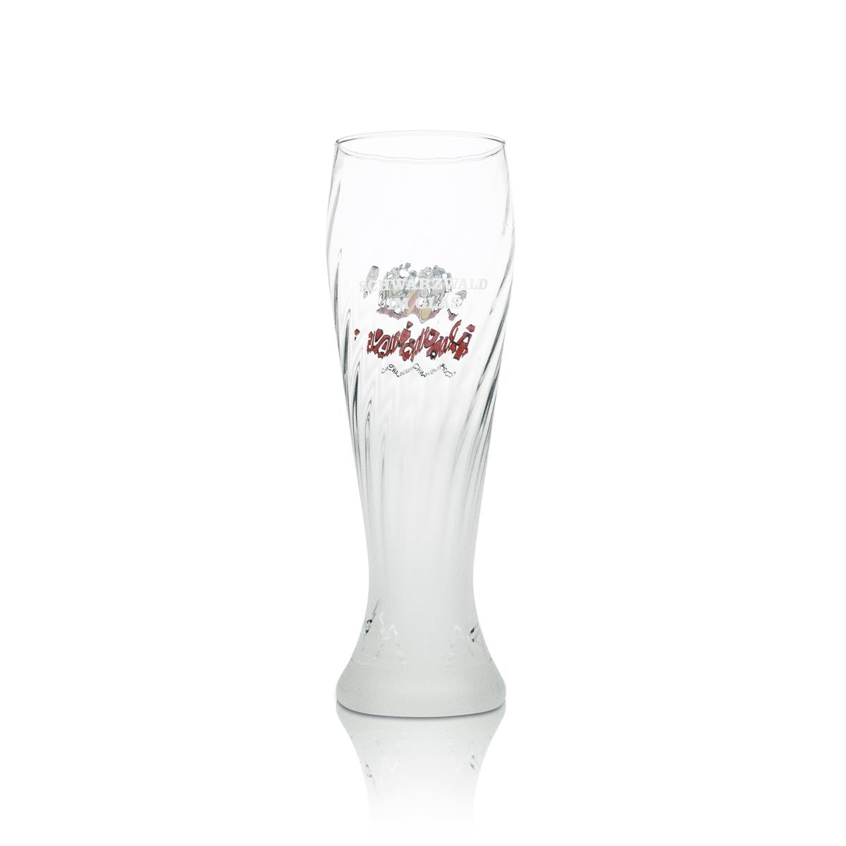 6x Rothaus Glas 0,5l Weißbier Hefeweizen Gläser Frosted-Design Brauerei Baden – Ansicht 3