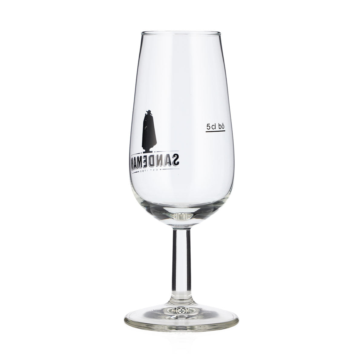 6x Sandeman Wein Glas 5cl Tatsingglas Logo Schwarz (6er Set) – Ansicht 3