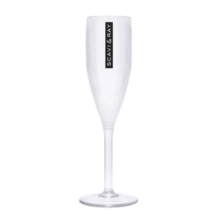 6x Scavi & Ray Sekt Kunststoff Glas 0,1l Flöte Prosecco Champagner Gläser Acryl – Ansicht 2