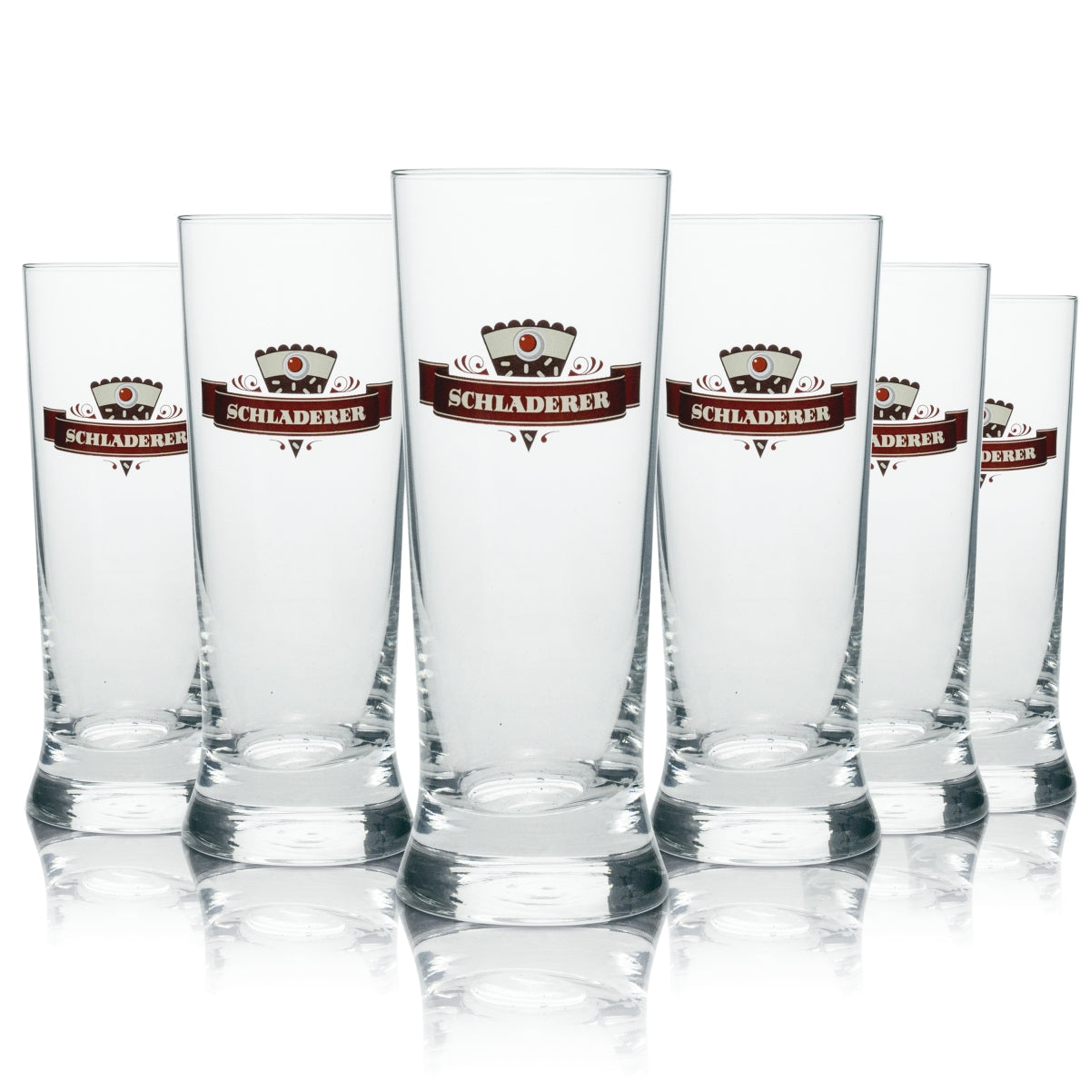 6x Schladerer Schnaps Glas Longdrink 200ml Ritzenhoff