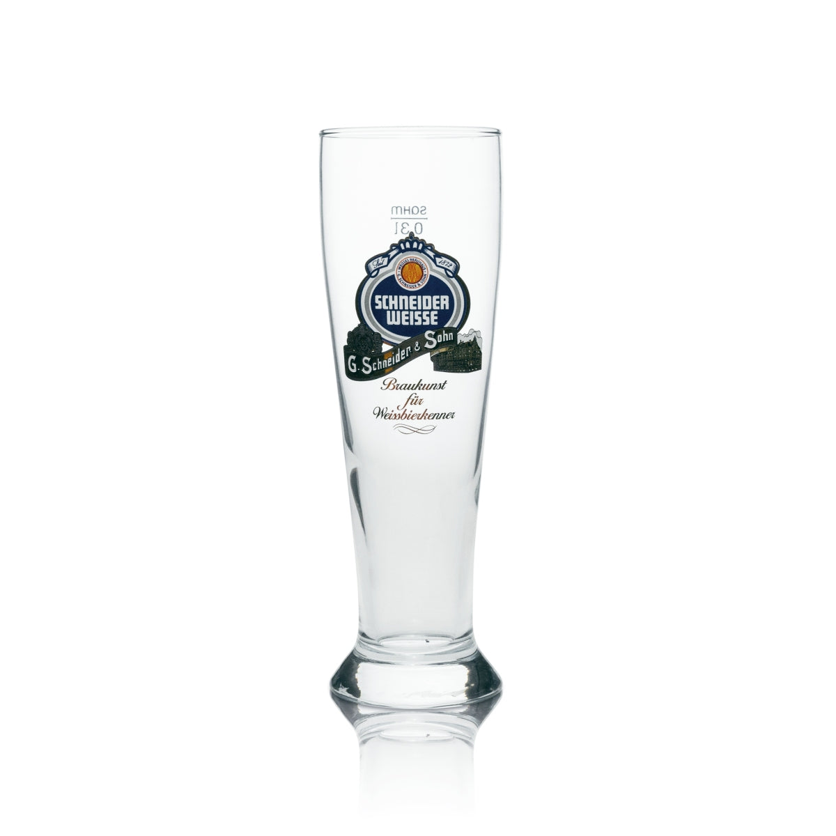 6x Schneider Weisse Weißbierglas 0,3l Hefe Kristall Weizen Gläser Geeicht Gastro – Ansicht 2