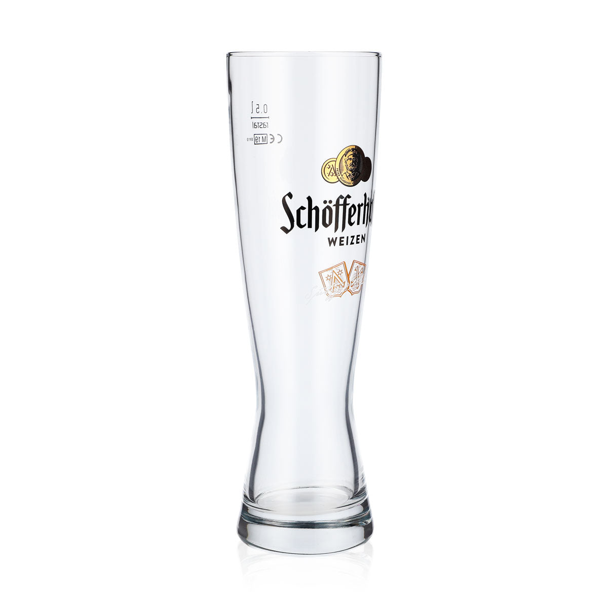 6x Schöfferhofer Bier Glas 0,5l Weißbierglas "Spritzig Prickelnd" Sahm – Ansicht 3