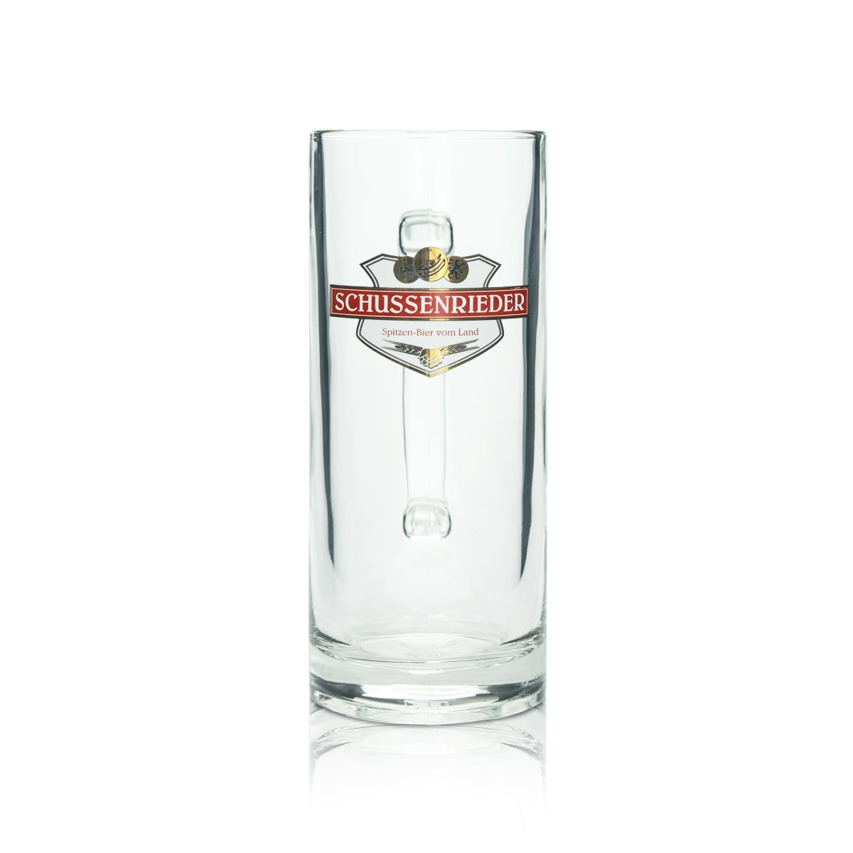 6x Schussenrieder Bier Glas 0,5l Krug Gutsherren Seidel Henkel Gläser Humpen – Ansicht 2
