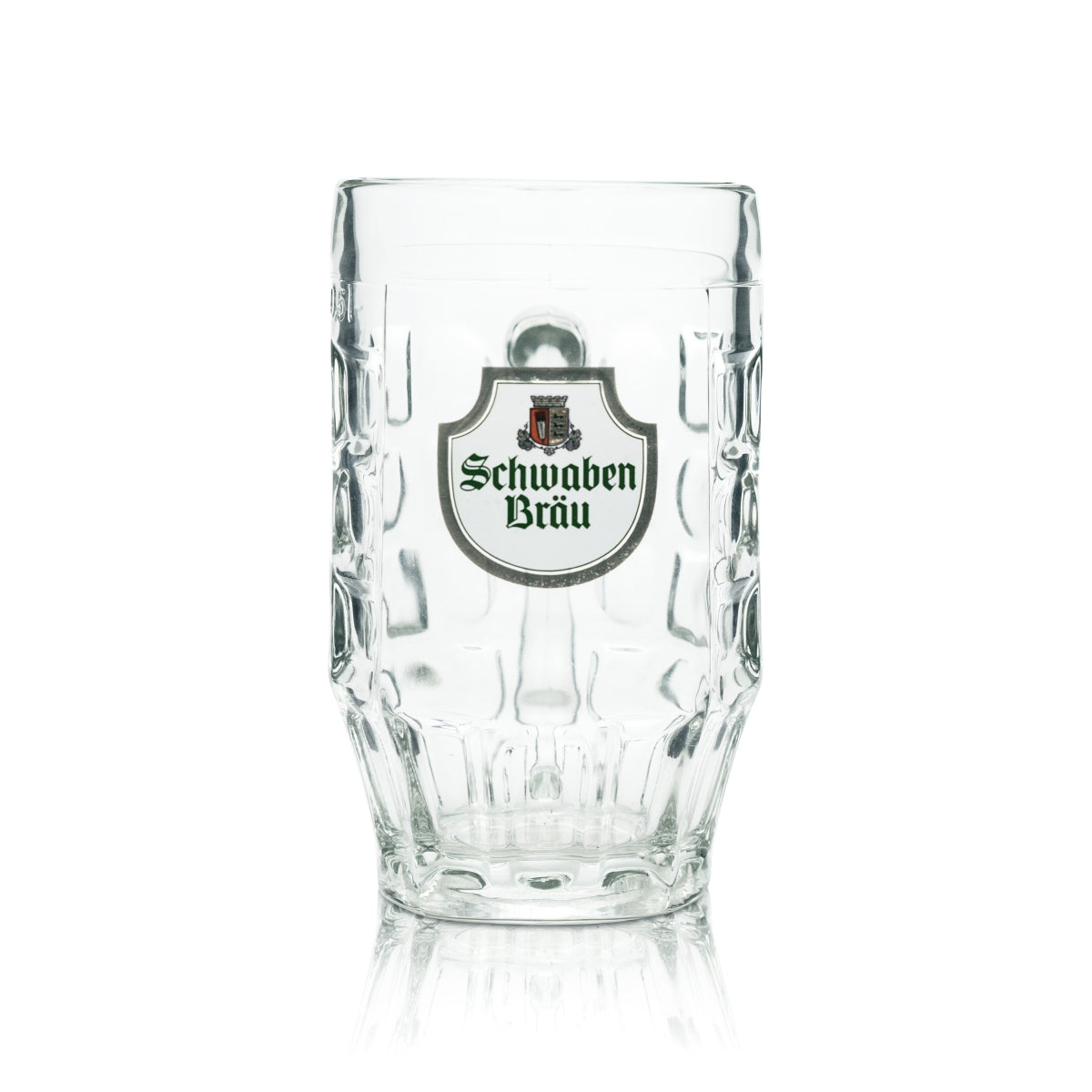 6x Schwaben Bräu Bier Glas 0,5l Krug Rastal Seidel Henkel Gläser Brauerei Beer – Ansicht 2