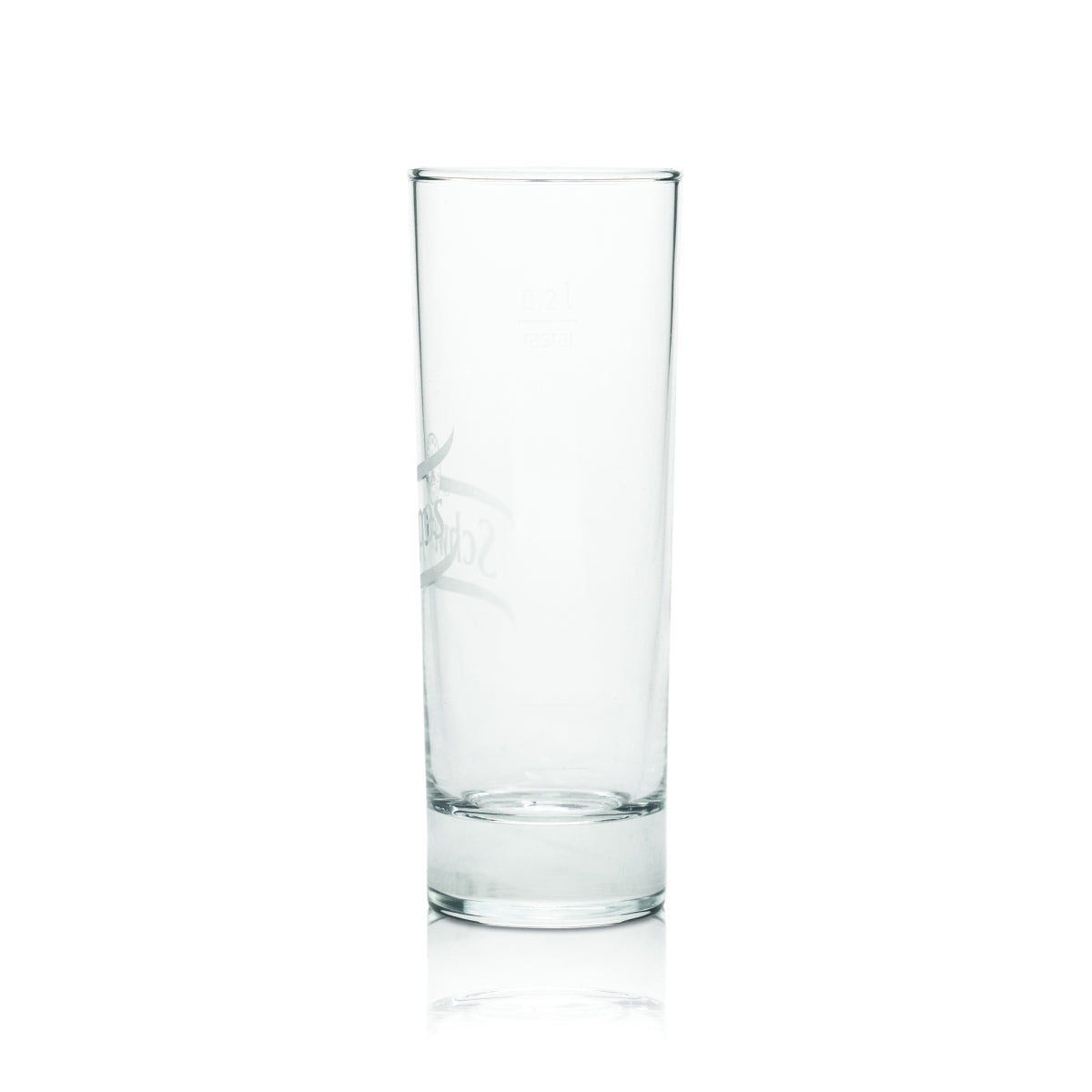 6x Schweppes Glas 0,2l Longdrink Becher Gläser Limo Softdrink Gastro Geeicht – Ansicht 3