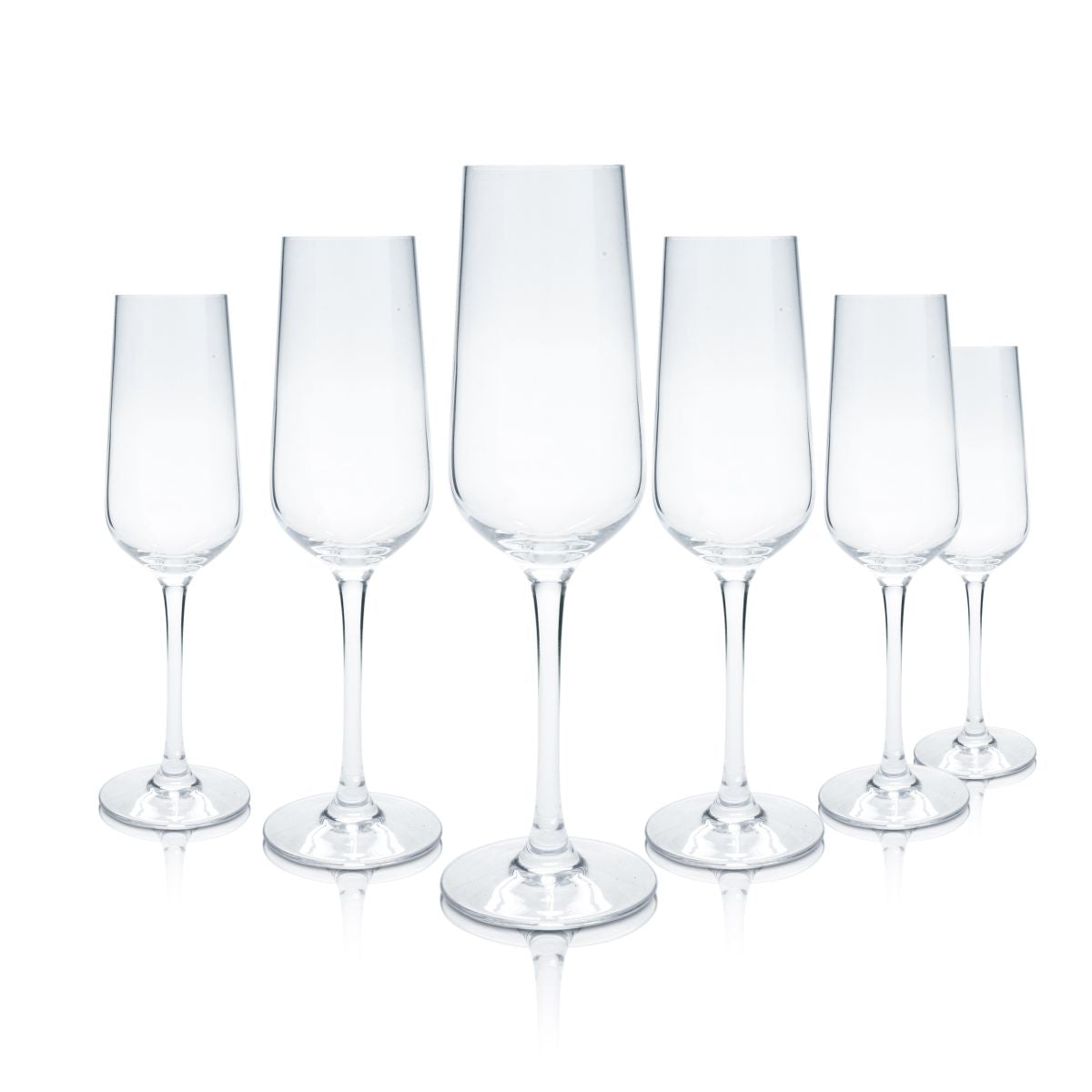 6x Sektglas Champagnerglas 0,16l Flöte Kelchgläser Cabernet Chef & Sommelier