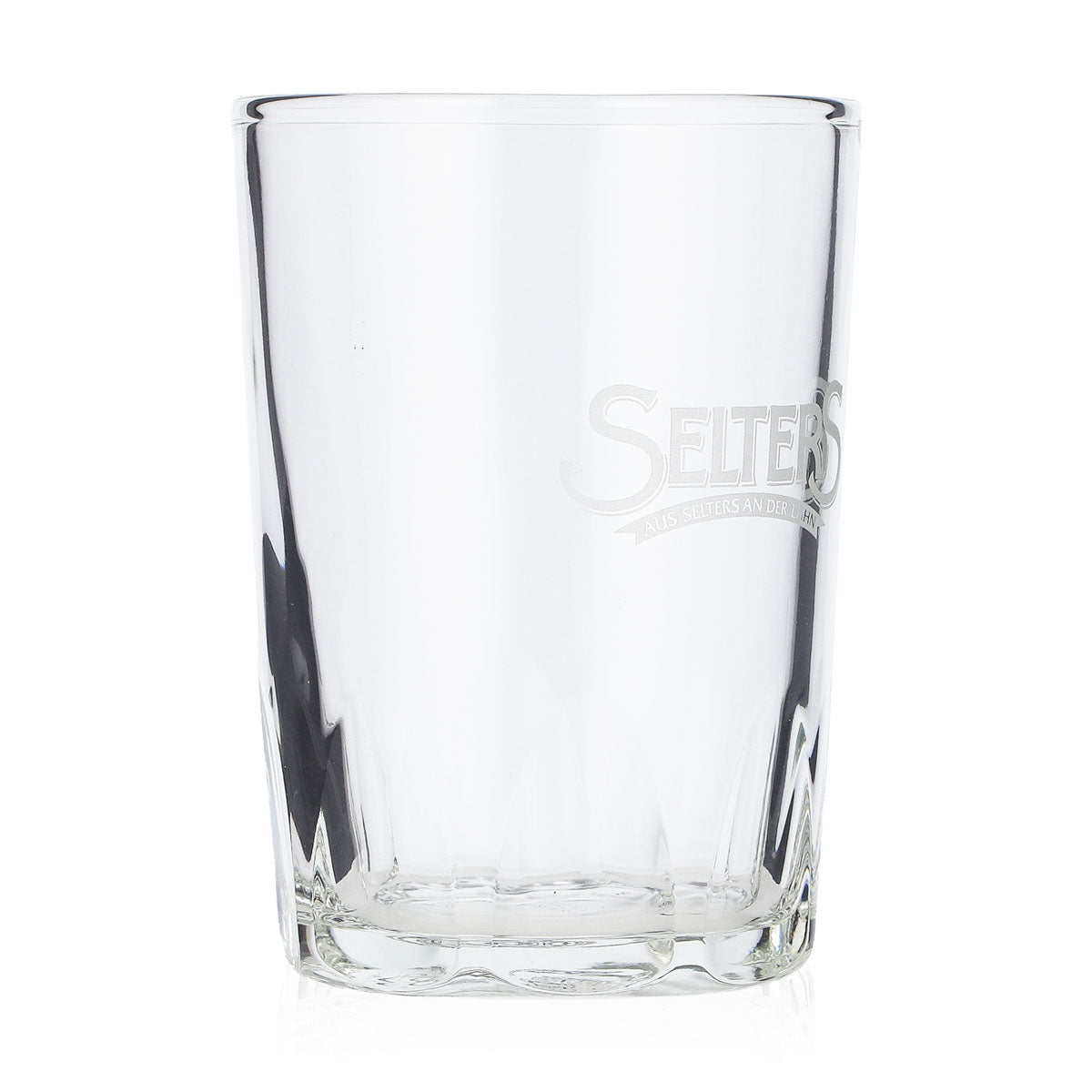 6x Selters Wasser Glas Wassergläser 0,15l Becher weiße Schrift – Ansicht 3