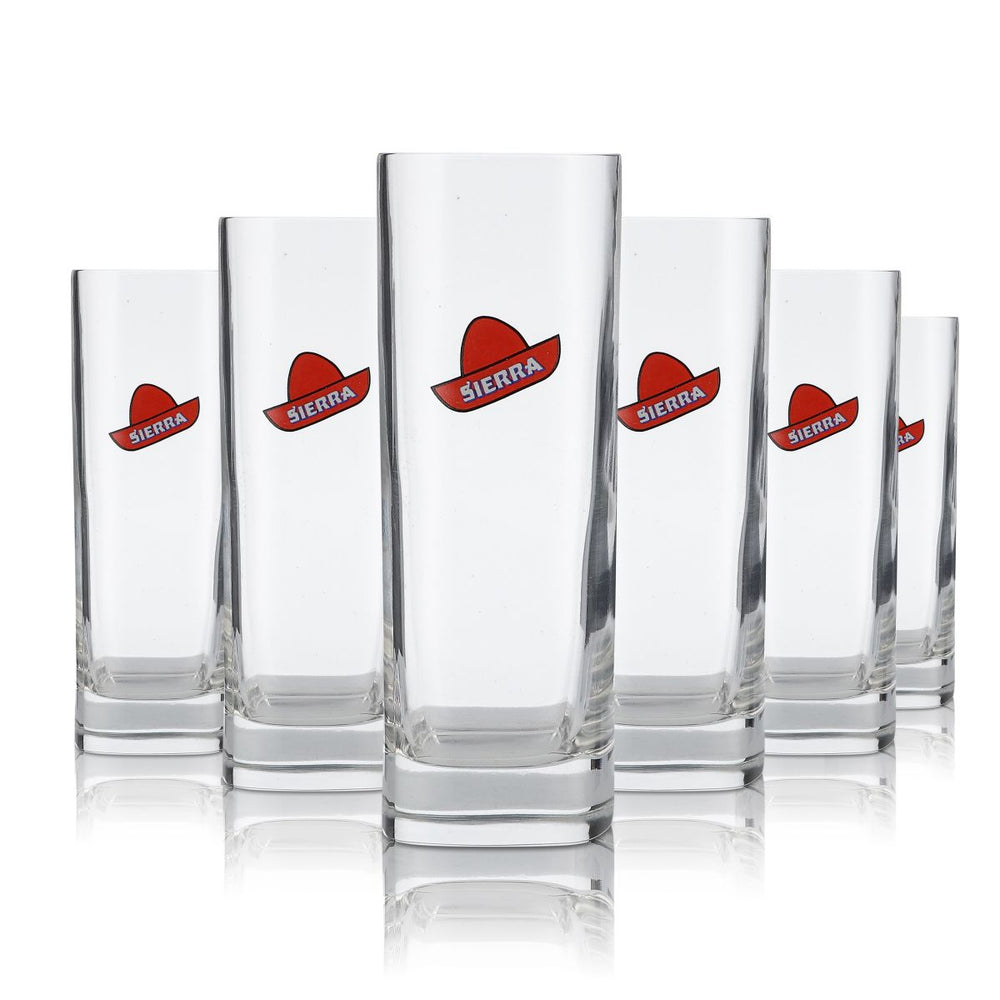 6x Sierra Tequila Glas 0,2l Longdrinkglas Highball Gläser Set Cocktail Aperitif