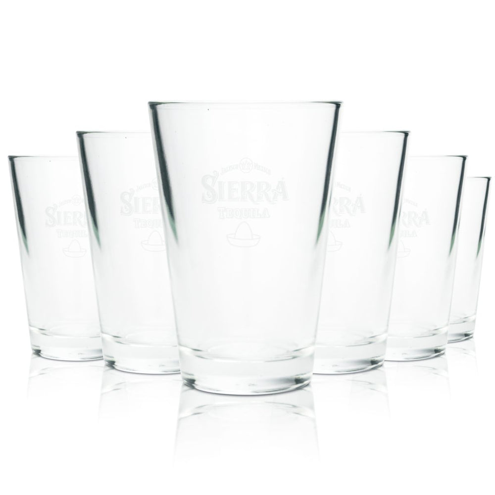 6x Sierra Tequila Glas 0,2l Tumblergläser Longdrink Bechergläser Cocktailgläser