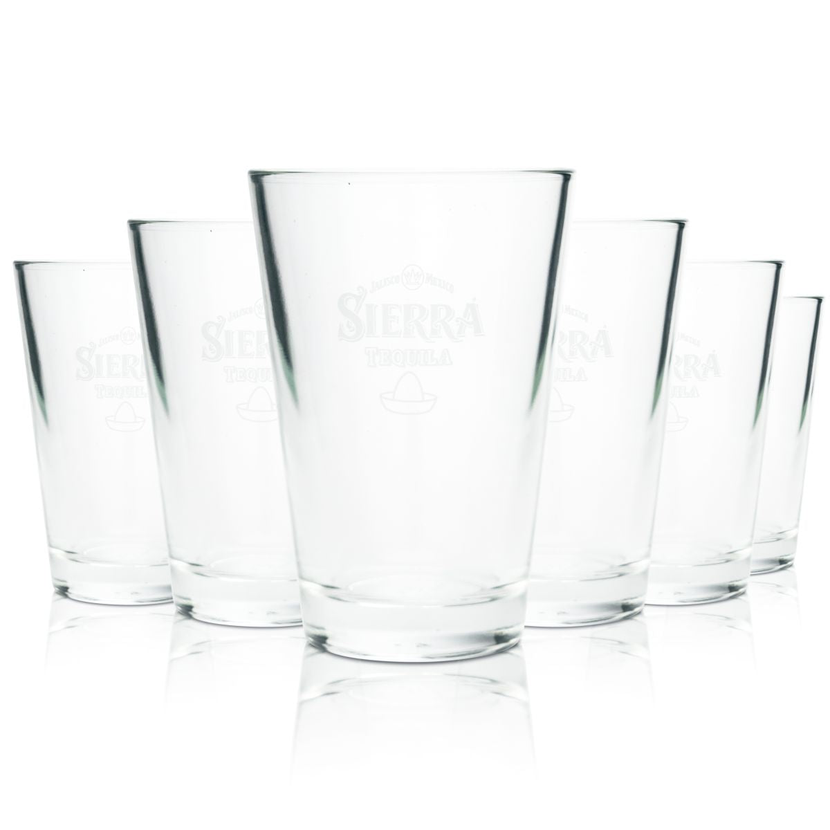 6x Sierra Tequila Glas 0,2l Tumblergläser Longdrink Bechergläser Cocktailgläser