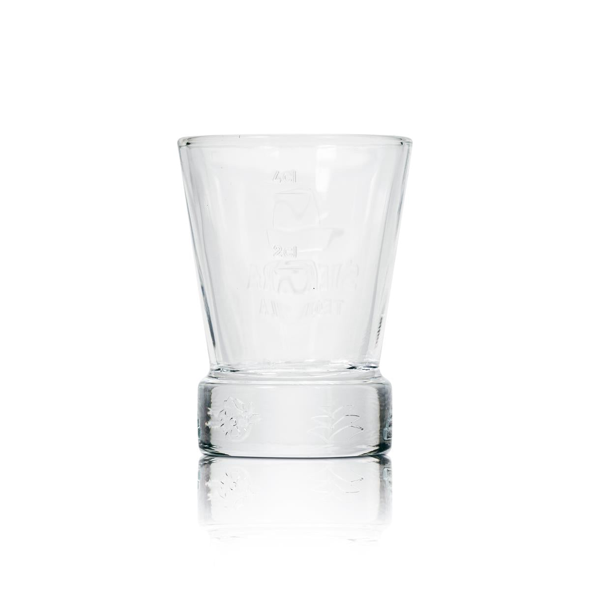 6x Sierra Tequila Glas Shotglas mit Relief – Ansicht 3