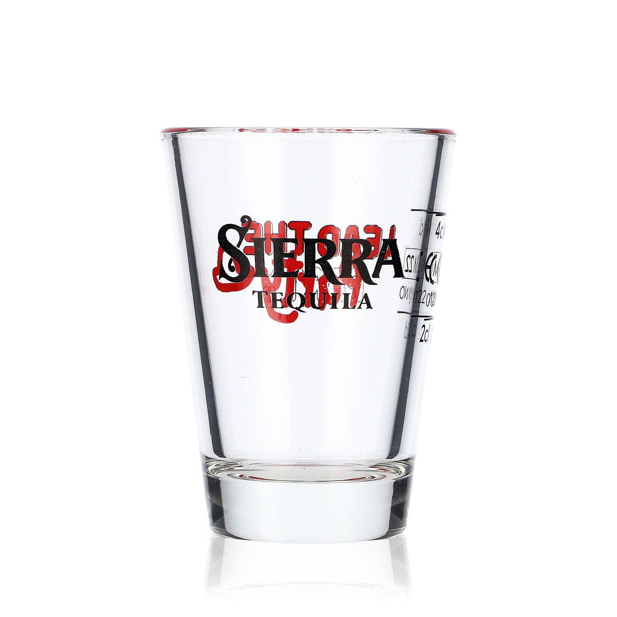 6x Sierra Tequila Glas Shotglas Stamper Kurze Partyshot 4cl "Lead the Party" – Ansicht 2