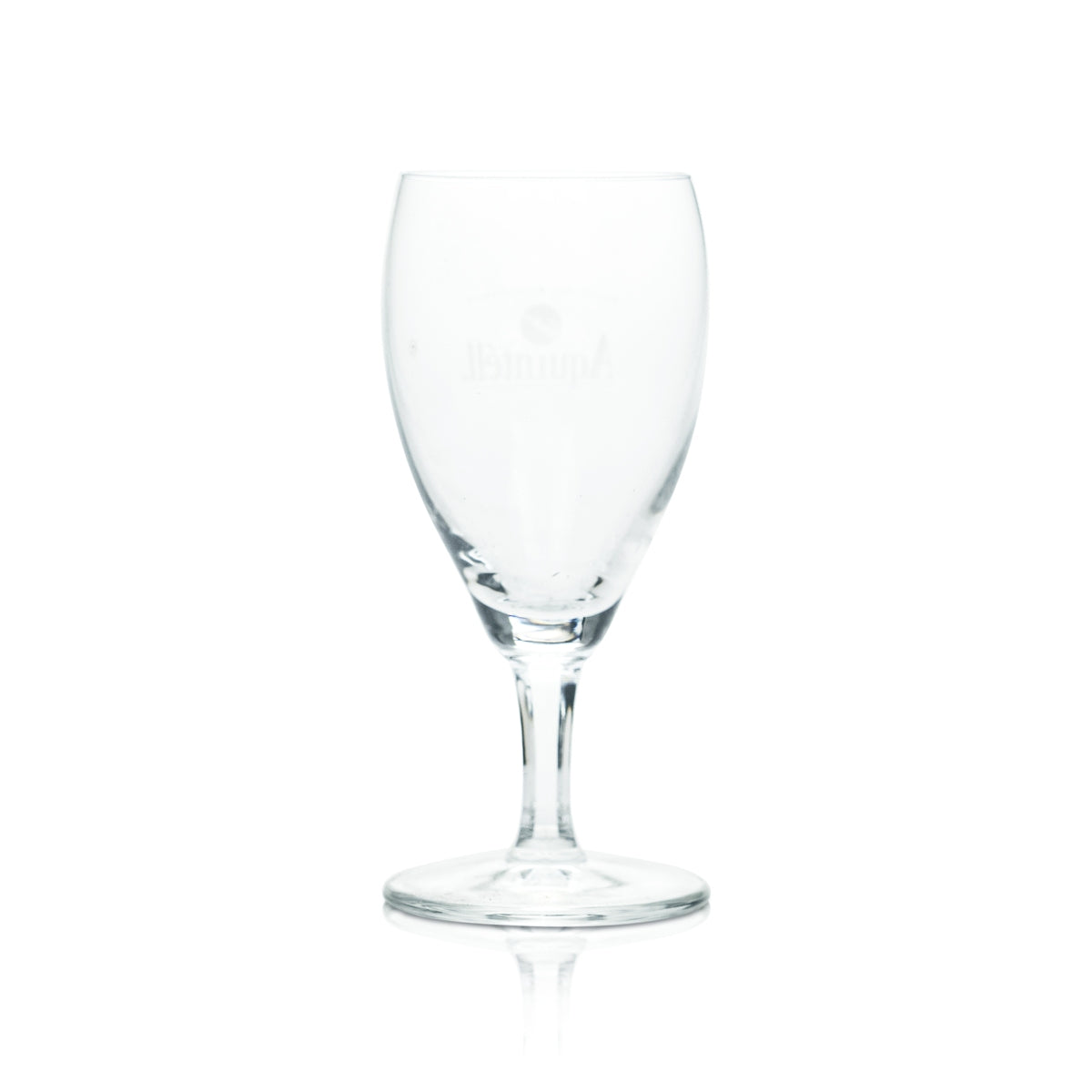 6x Sinalco Aquintell Wasser Glas 0,19l Stiel Kelch Gläser Sprudel Mineralwasser – Ansicht 3
