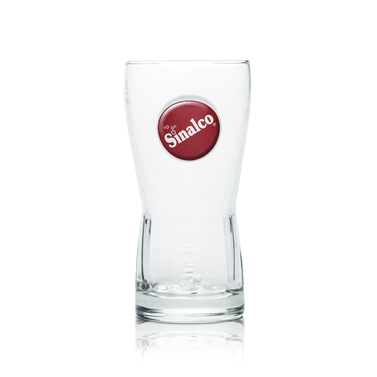 6x Sinalco Glas 0,2l Becher Relief Kontur Gläser Limo Softdrink Gastro Geeicht – Ansicht 2