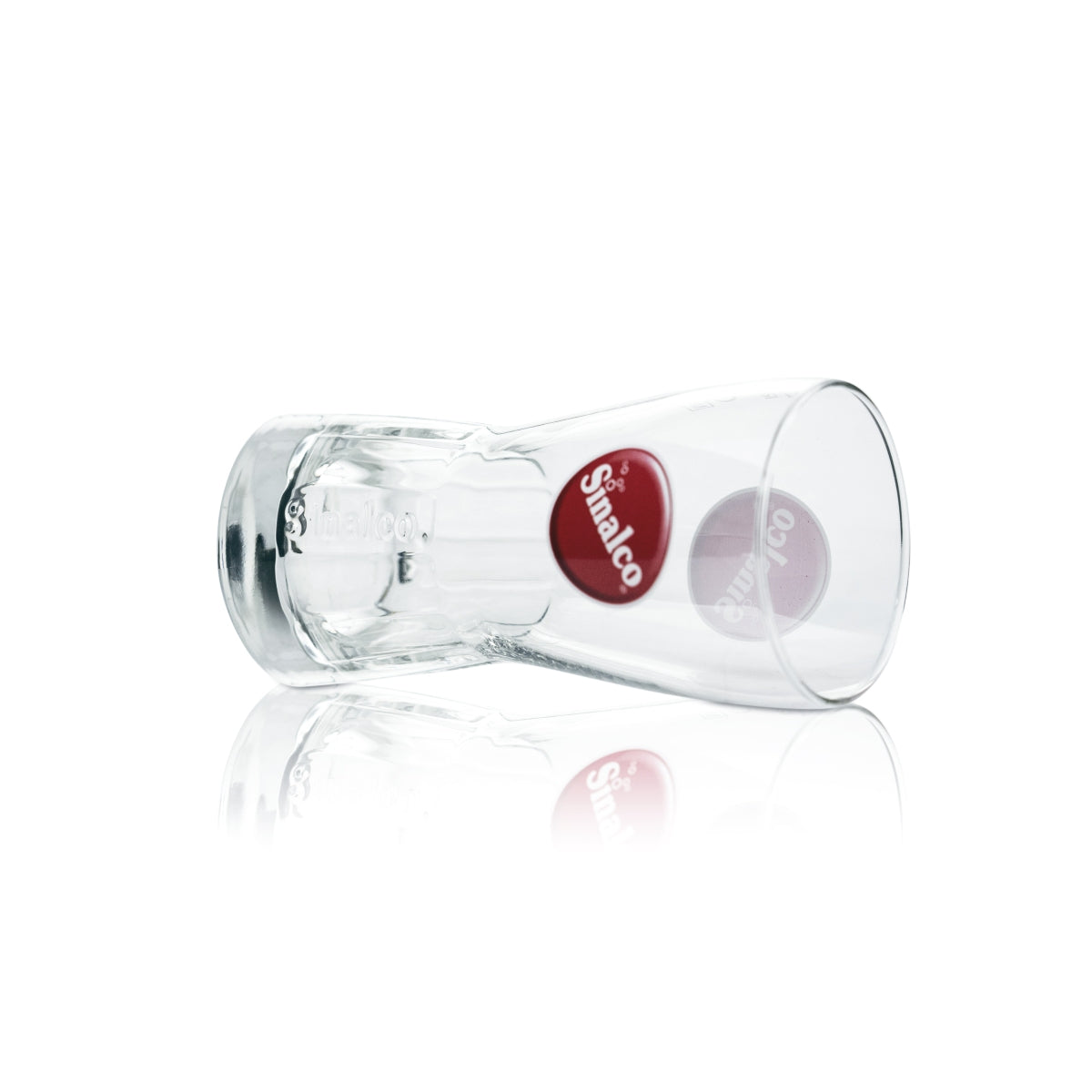 6x Sinalco Glas 0,2l Becher Relief Kontur Gläser Limo Softdrink Gastro Geeicht – Ansicht 4