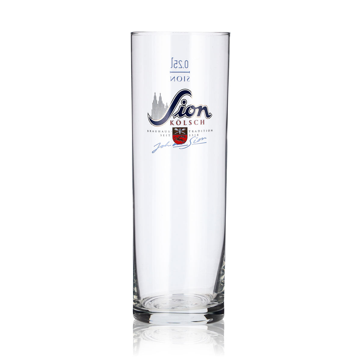 6x Sion Bier Glas 0,25l Stange Brauhaus tradition Kölschglas – Ansicht 2