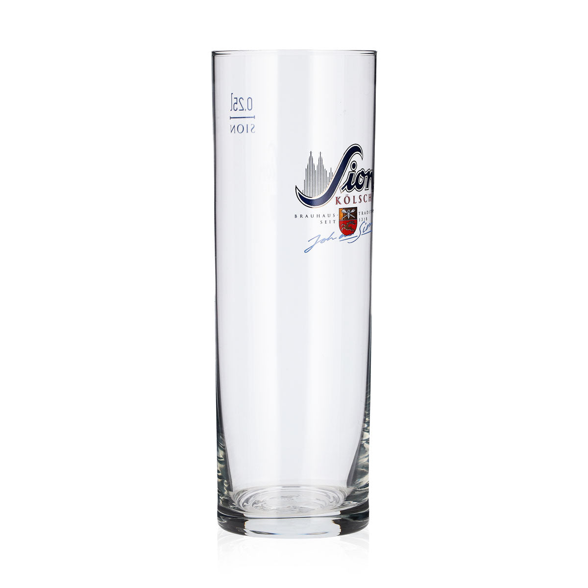 6x Sion Bier Glas 0,25l Stange Brauhaus tradition Kölschglas – Ansicht 3