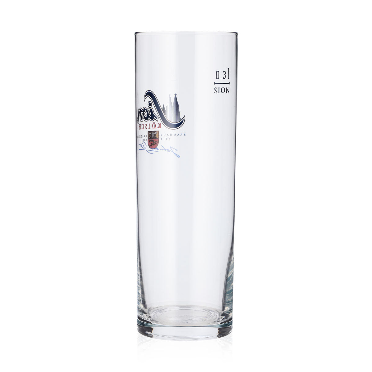 6x Sion Bier Glas 0,3l Kölschglas John Sion Logo Stange Kölner (6er Set) – Ansicht 4