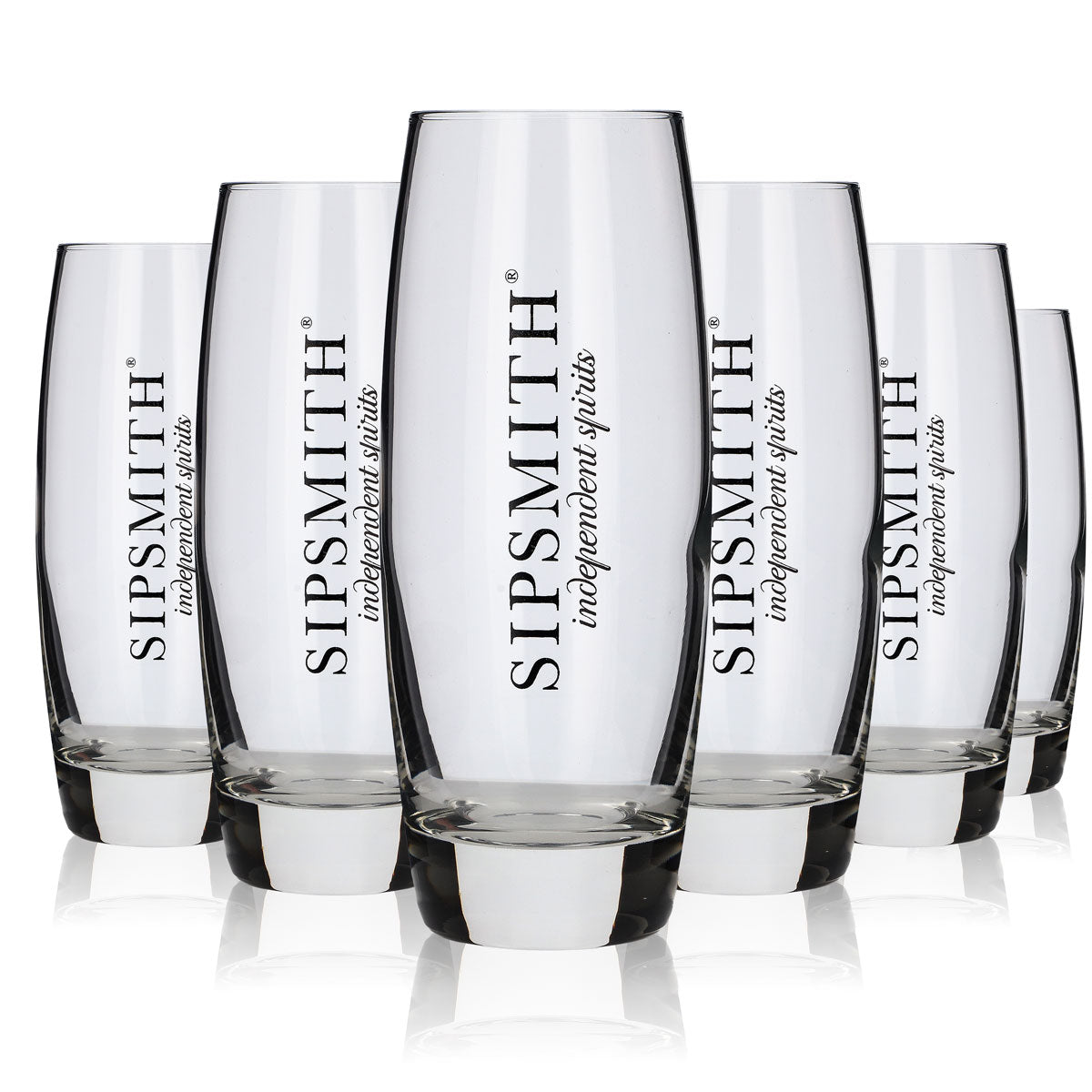 6x Sipsmith Glas 0,36l Willibecher Longdrink Gin Tonic Cocktail Gläser Set