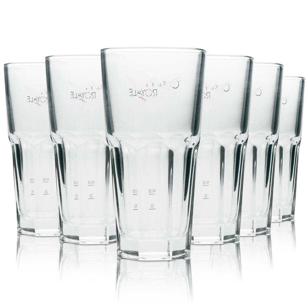 6x Smirnoff Vodka Glas Longdrink Casino Royale 380ml
