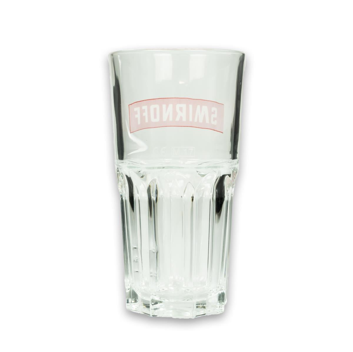6x Smirnoff Vodka Glas Longdrink rote Schrift – Ansicht 2