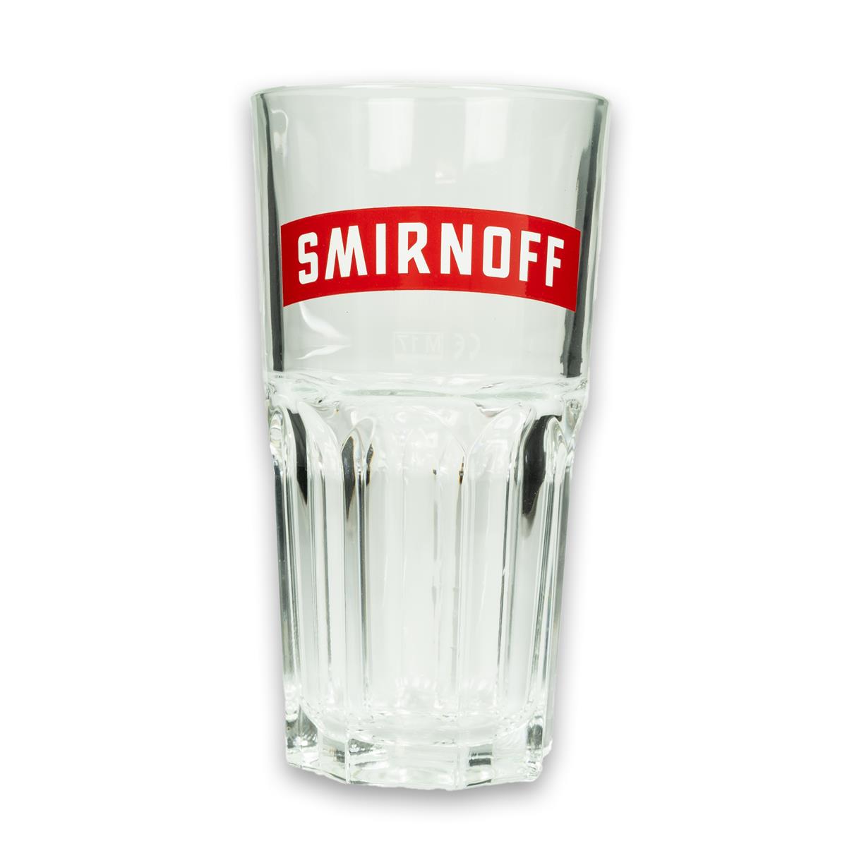 6x Smirnoff Vodka Glas Longdrink rote Schrift – Ansicht 3