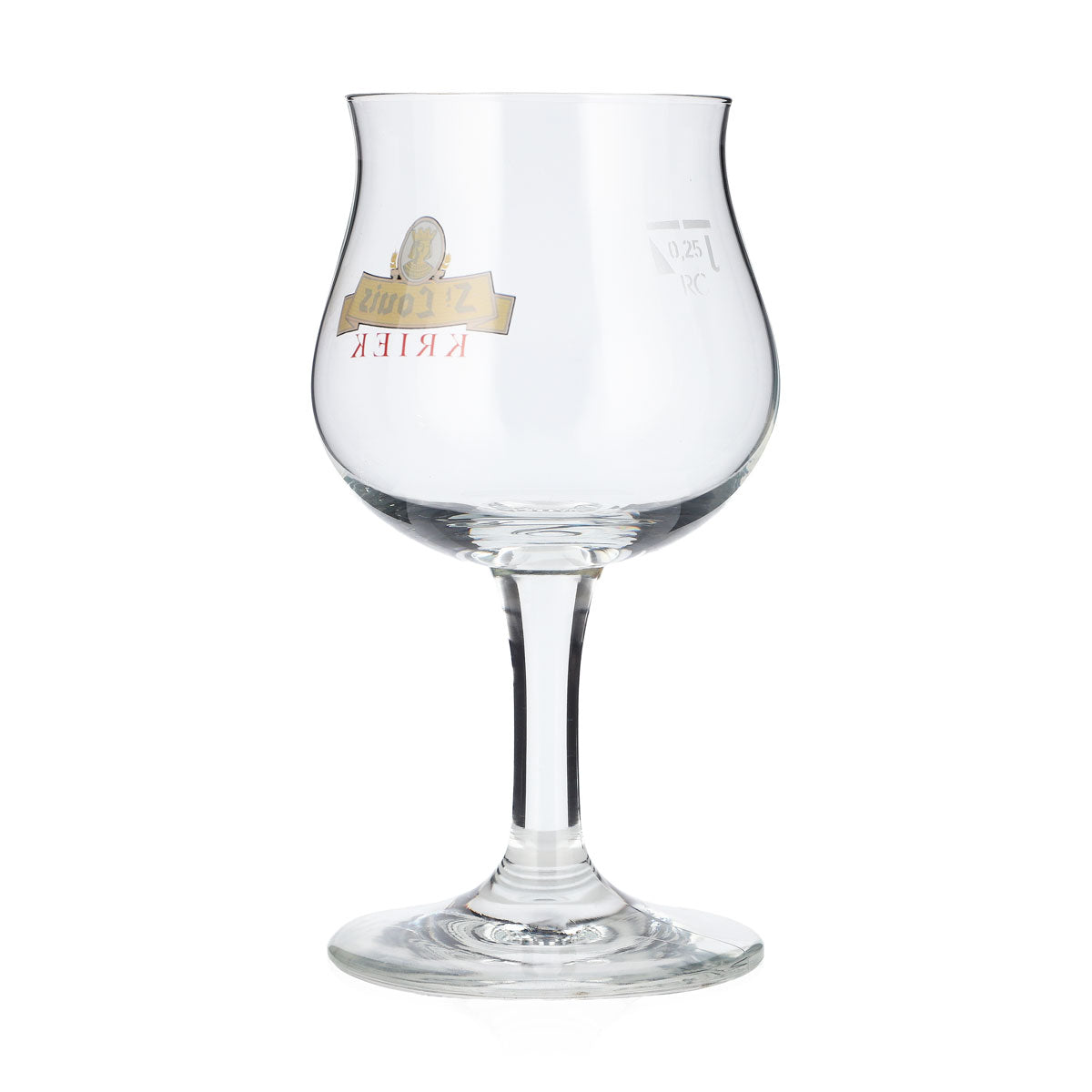 6x St Louis Bier Glas 0,25l Pokal RC Kriek (6er Set) – Ansicht 4