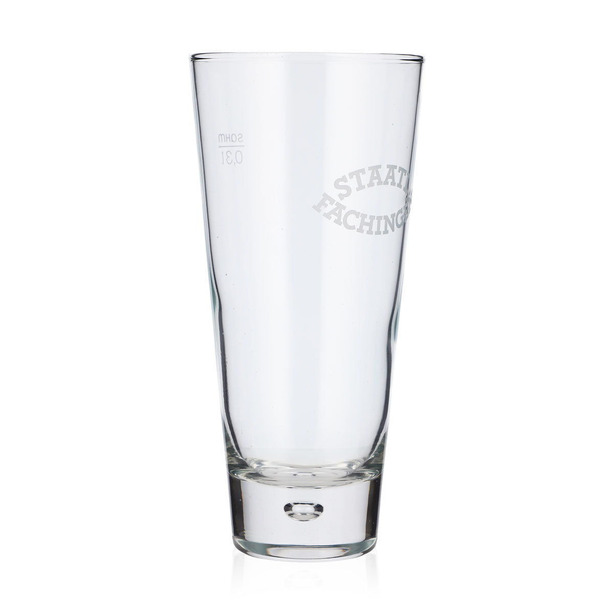 6x Staatl. Fachingen Wasser Glas Londrinkglas 0,3l Kugel im Boden Sahm (6er Set) – Ansicht 2