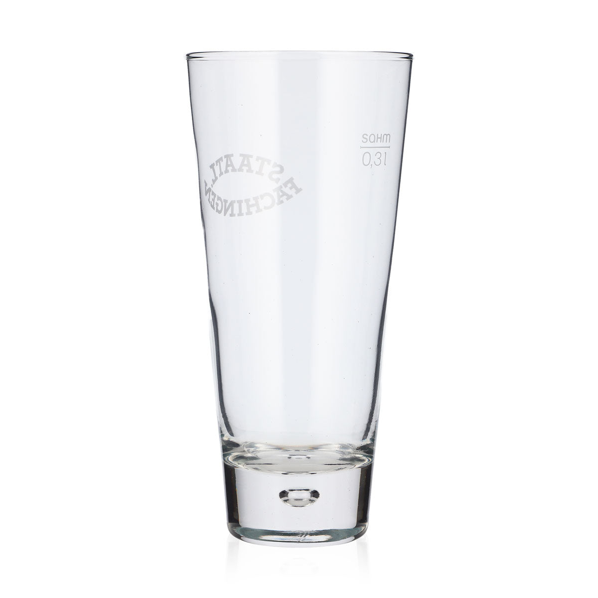 6x Staatl. Fachingen Wasser Glas Londrinkglas 0,3l Kugel im Boden Sahm (6er Set) – Ansicht 3