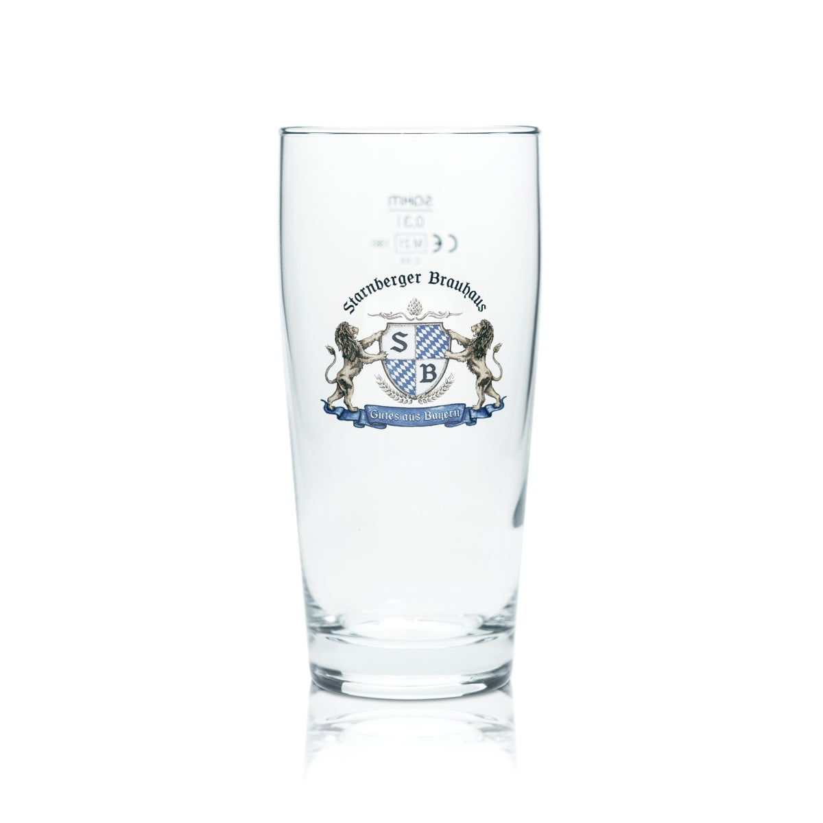 6x Starnberger Brauhaus Bier Glas 0,3l Becher Pokal Brauerei Gläser Gastro Bar – Ansicht 2