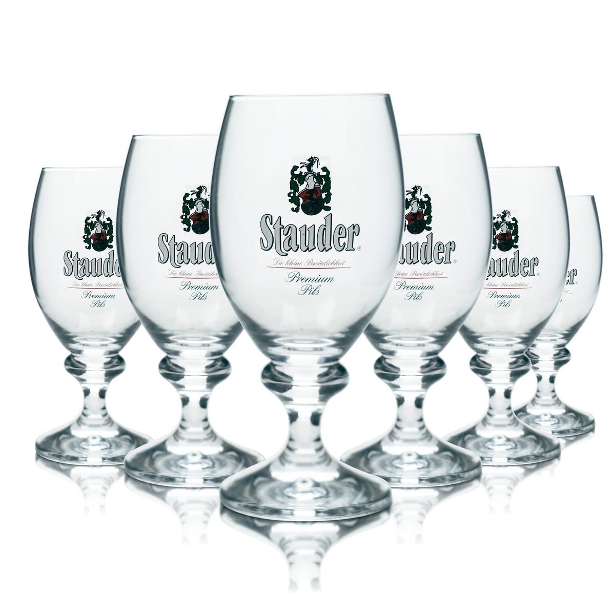 6x Stauder Bier Glas 0,3l Pokal Rastal Brauerei Gläser Pils Tulpe Stilglas Beer – Ansicht 4