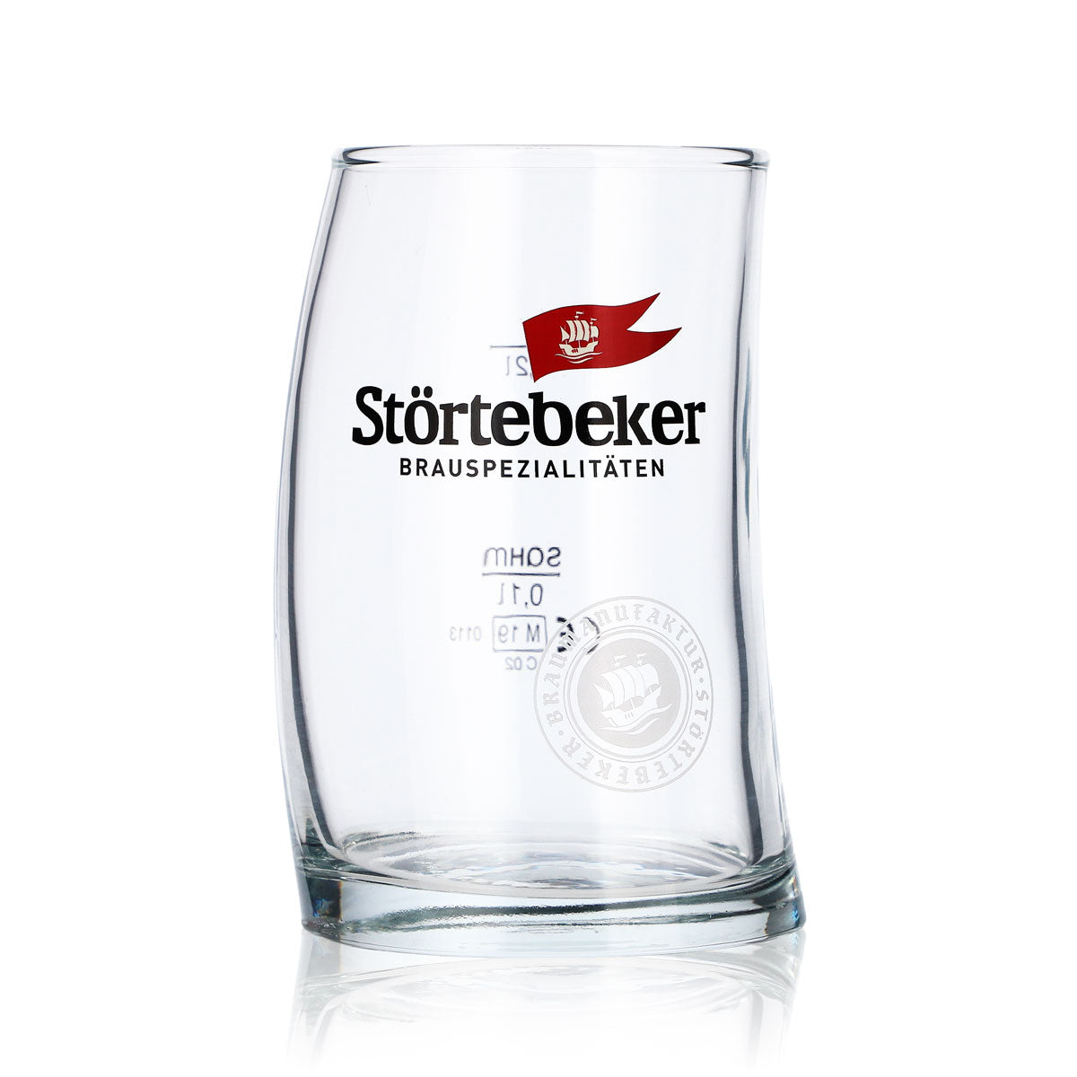 6x Störtebeker Bier Segelglas Bierglas Gläser 0,2l Stiegel-Becher Design – Ansicht 2