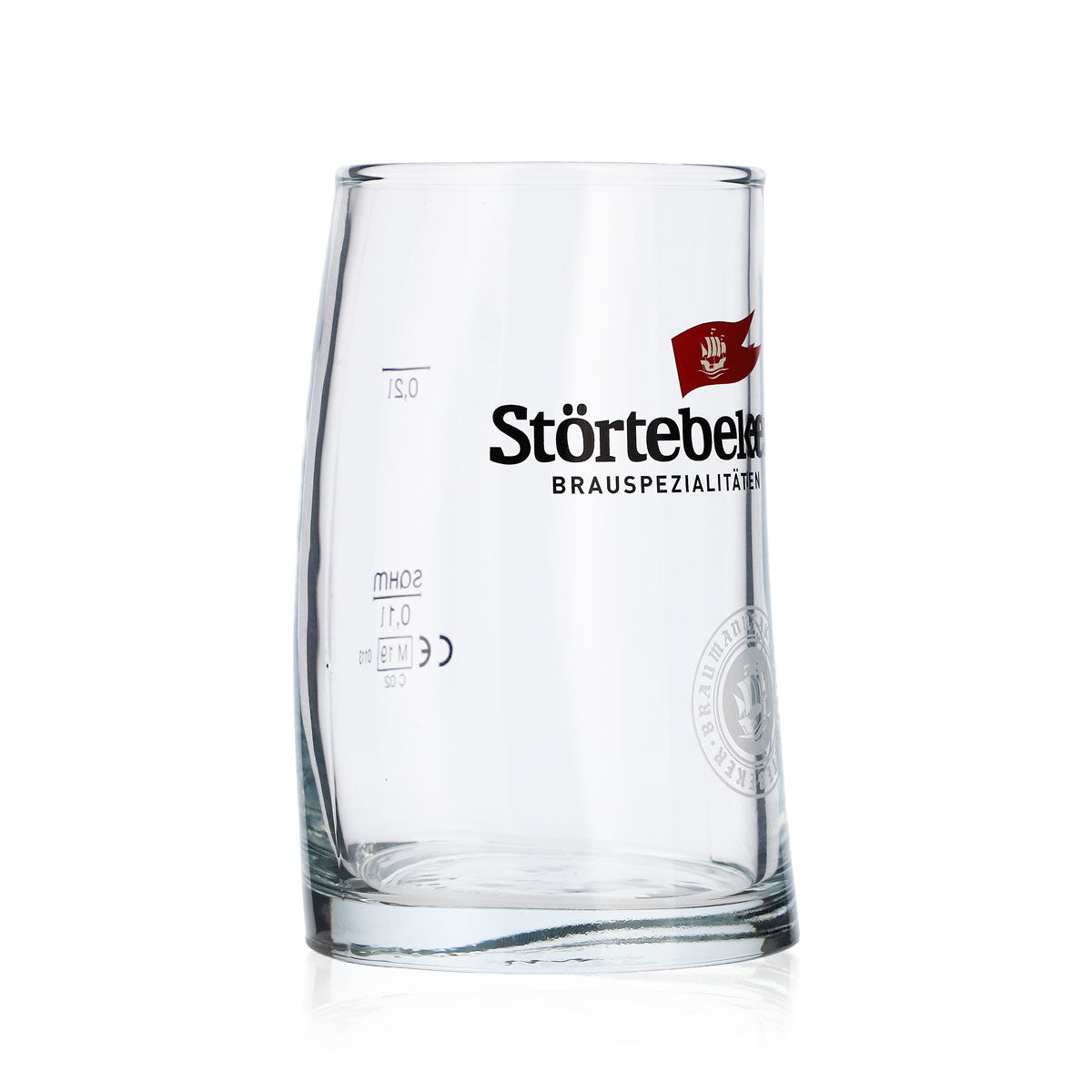 6x Störtebeker Bier Segelglas Bierglas Gläser 0,2l Stiegel-Becher Design – Ansicht 3