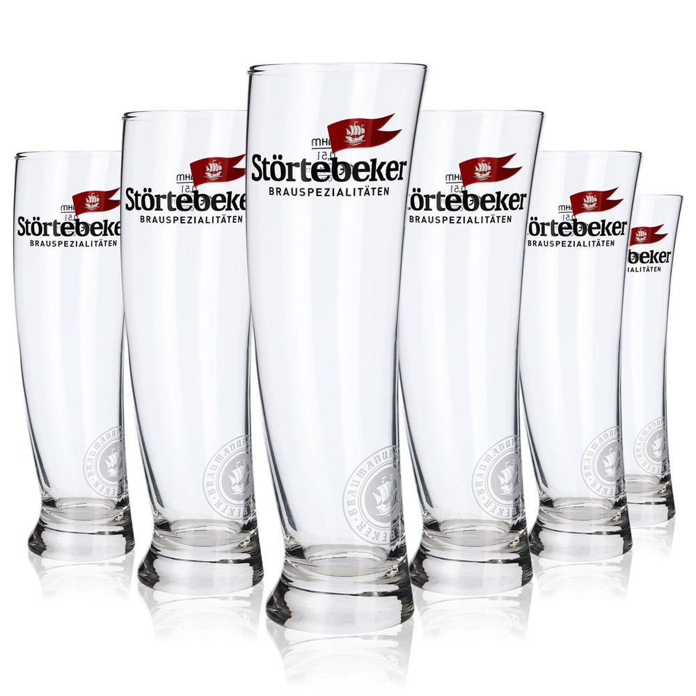 6x Störtebeker Segelglas Bierglas 0,5l Sydney Design Craft Beer Gläser Set