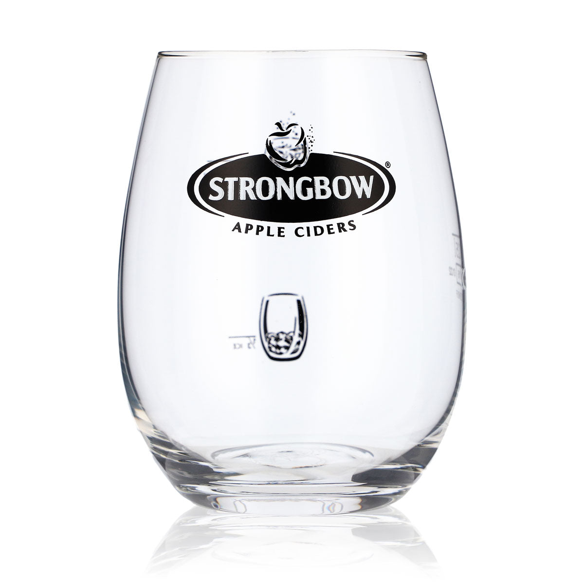 6x Strongbow Cider Gläser Glas Tumbler Apple Ciders Perfect Serve – Ansicht 2