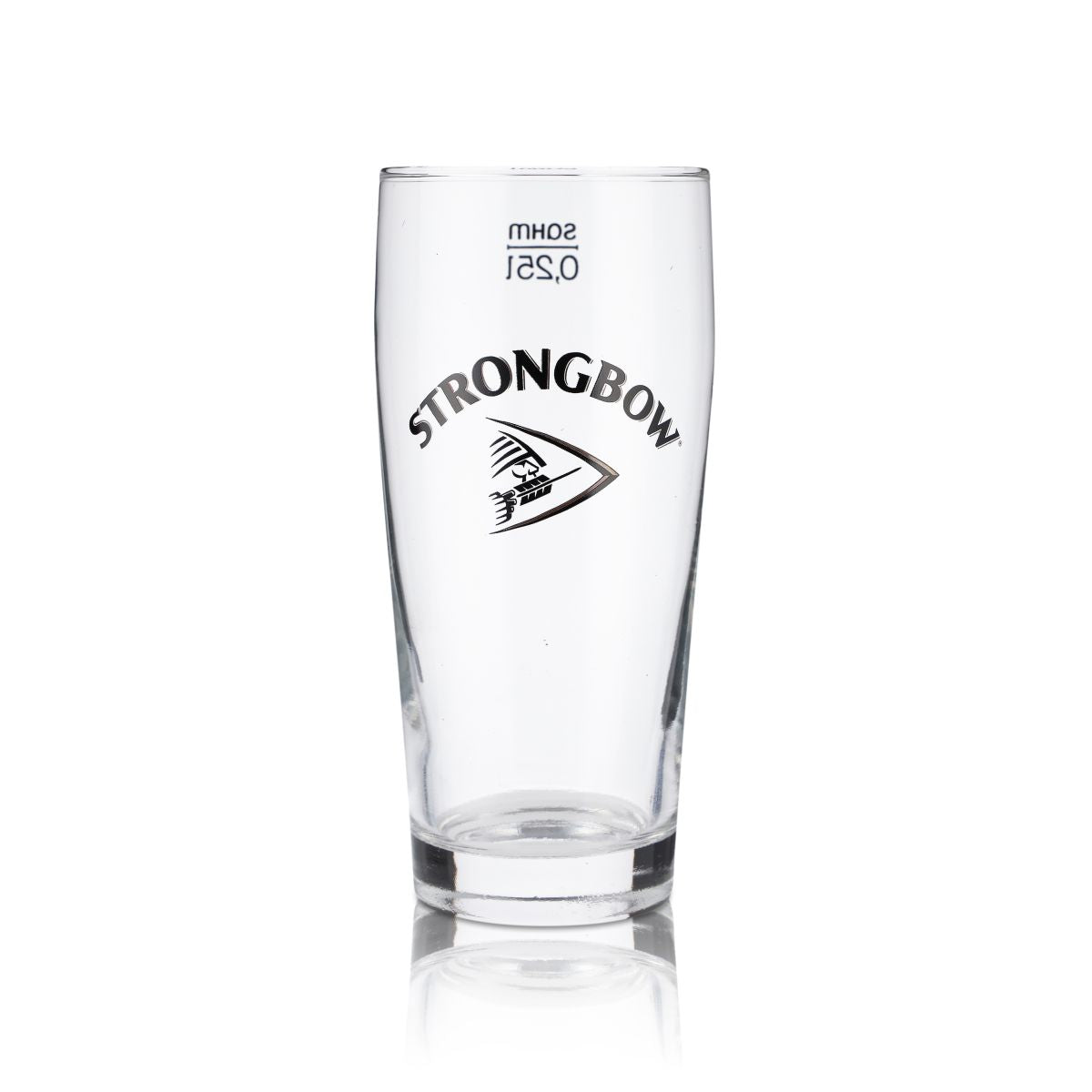 6x Strongbow Glas 0,25l Cider Becher Pokal Pint Gläser Set Brauerei Apfelbier – Ansicht 2