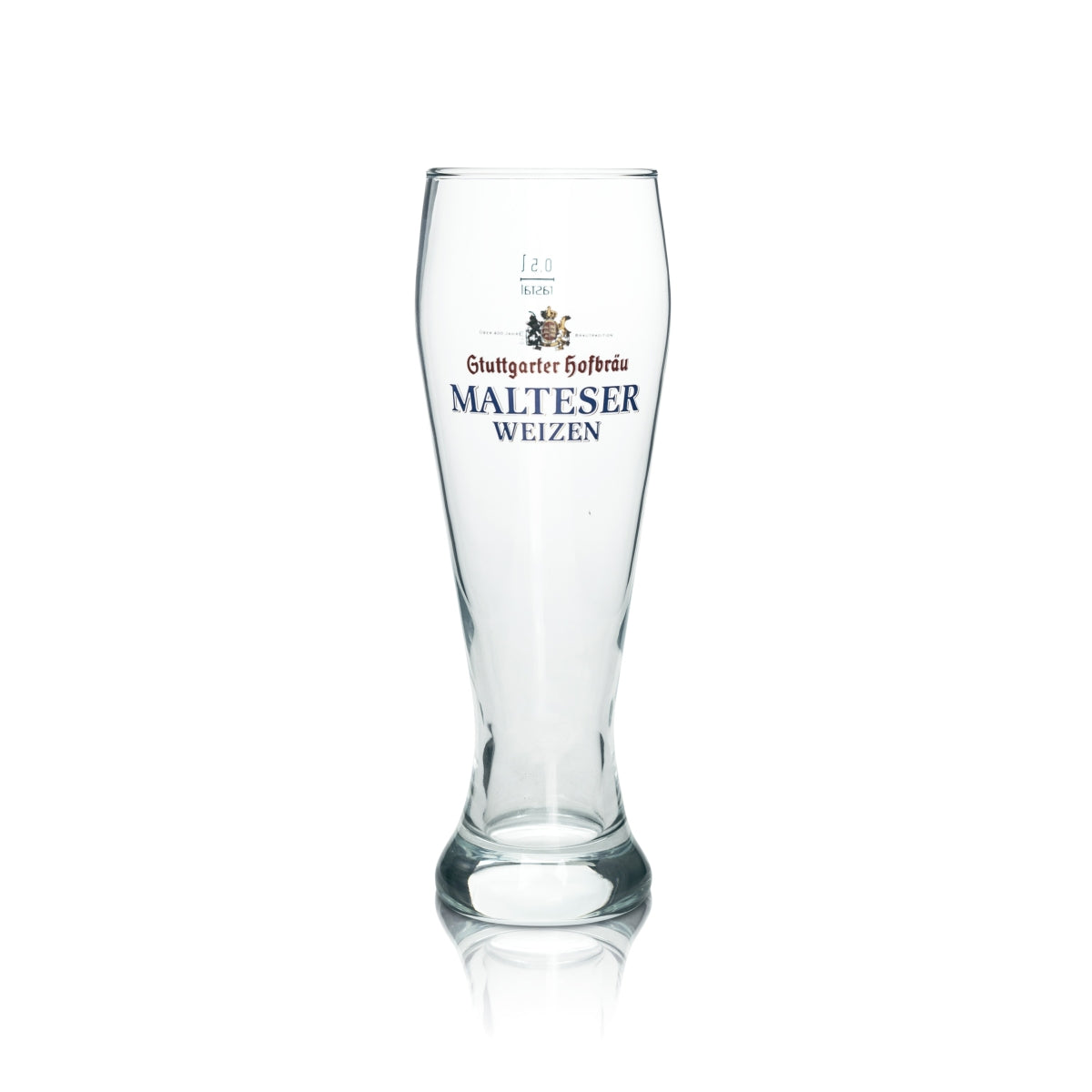 6x Stuttgarter Hofbräu Bier Glas 0,5l Malteser Weizen Sahm Weißbier Gläser Brauerei – Ansicht 2