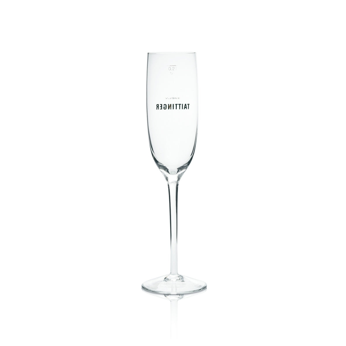 6x Taittinger Champagner Glas 0,2l Flöte Stielglas Kelch Gläser Goldrand Edel – Ansicht 3