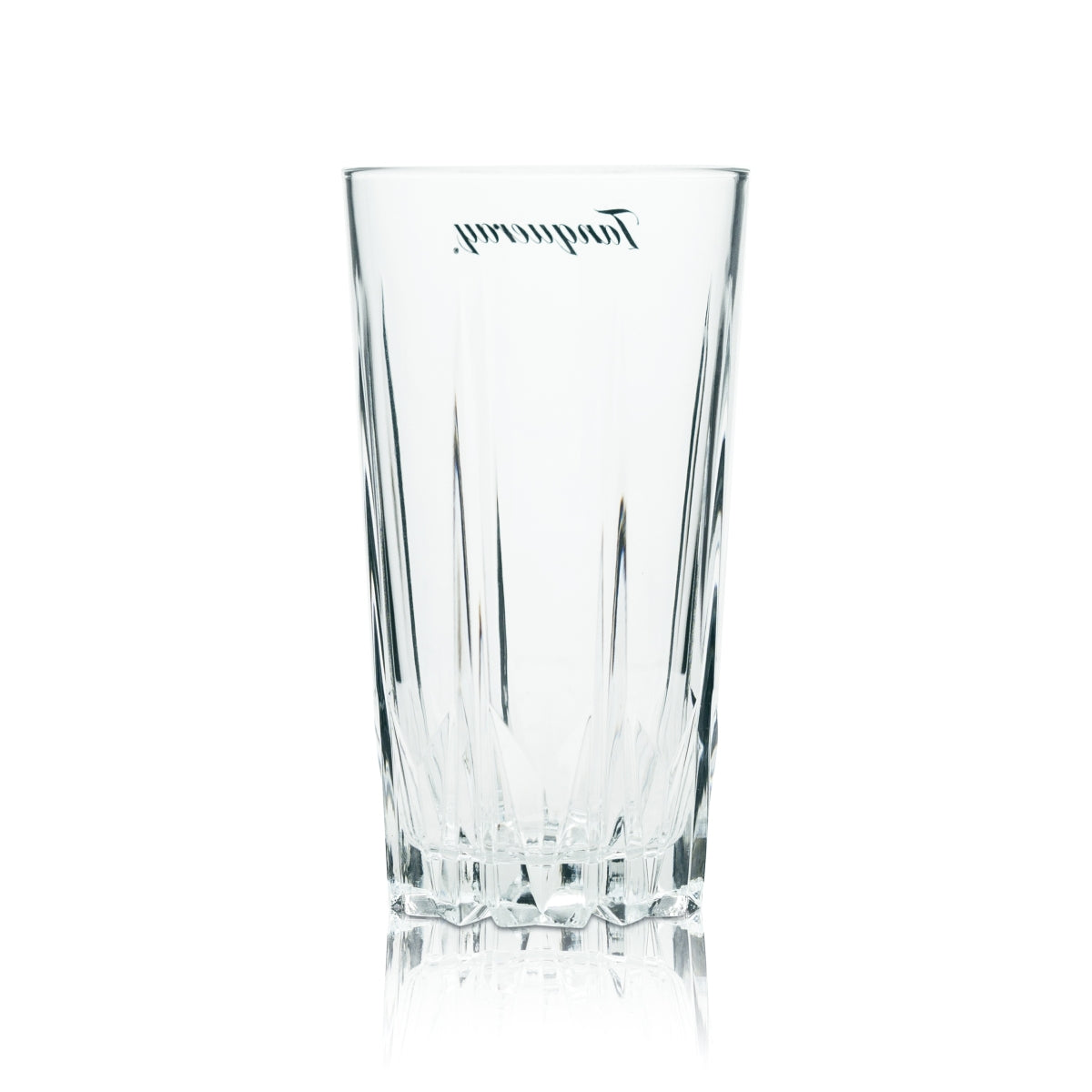 6x Tanqueray Gin Glas 0,4l Longdrink Relief Cocktail Gläser Tonic Kontur Riffel – Ansicht 3