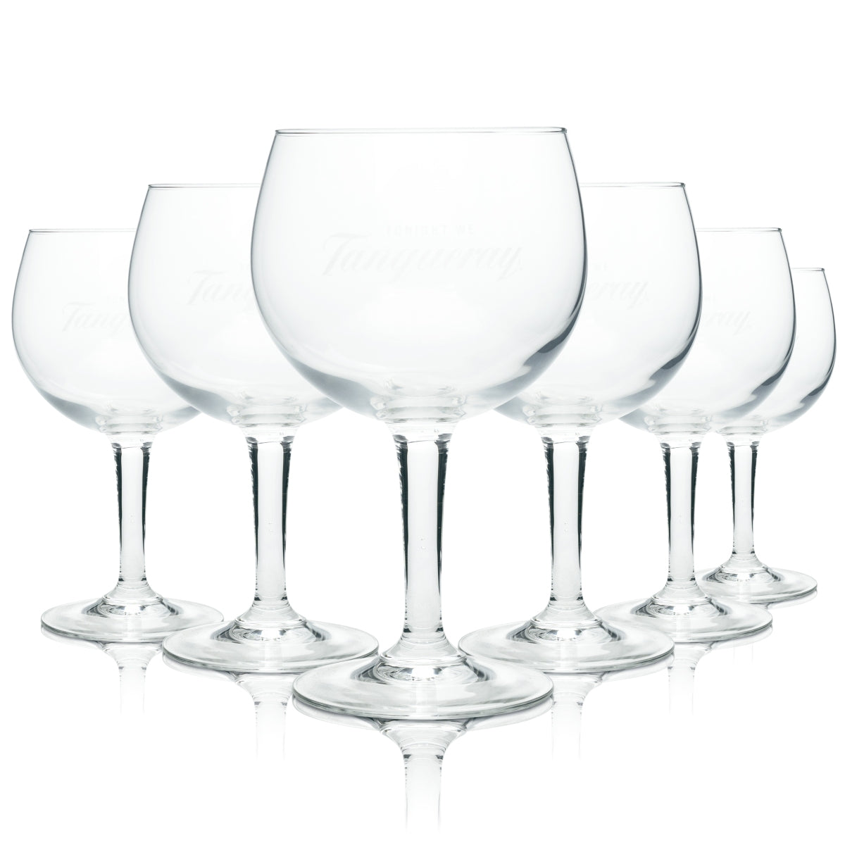 6x Tanqueray Gin Glas Ballon 600ml Copa Gläser Cup Kelch Longdrink Cocktail Bar