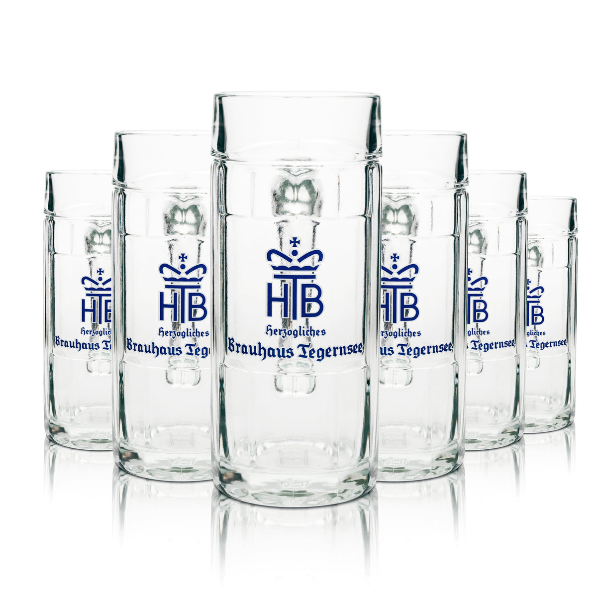 6x Tegernsee Bier Glas 0,5l Krug Seidel HB Rastal – Ansicht 4