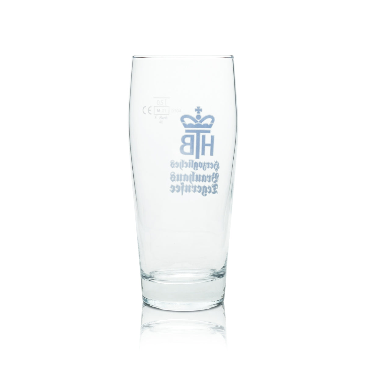 6x Tegernsee Bier Glas 0,5l Willi Becher F. Herb Helles Gläser Willy Brauerei – Ansicht 3