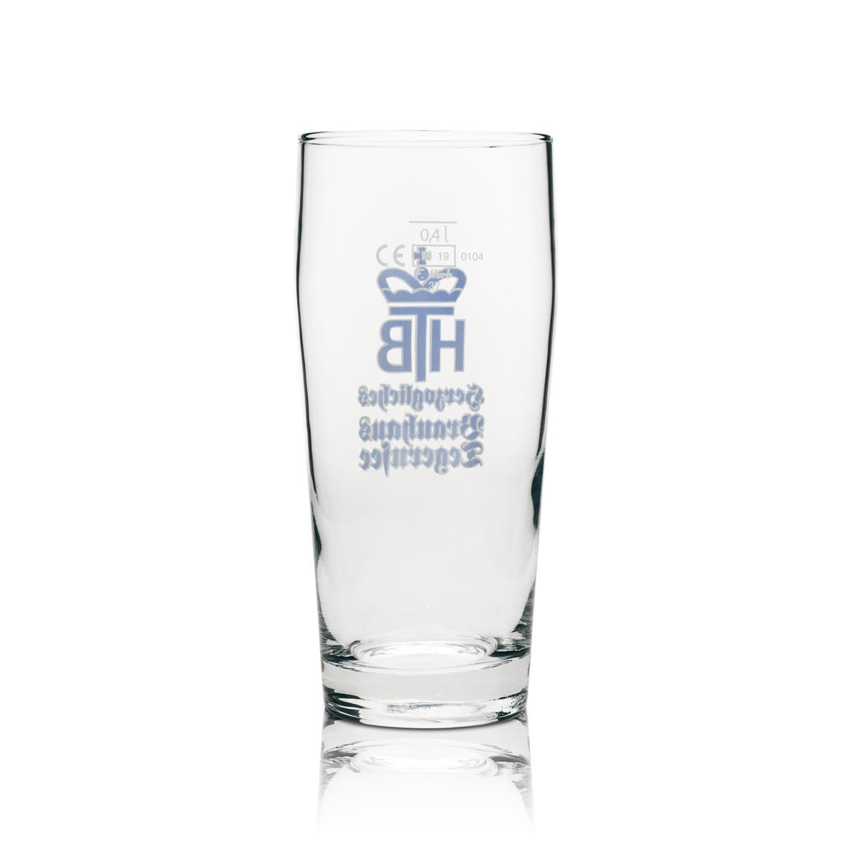 6x Tegernsee Bier Glas Willybecher 0,4l HB – Ansicht 3
