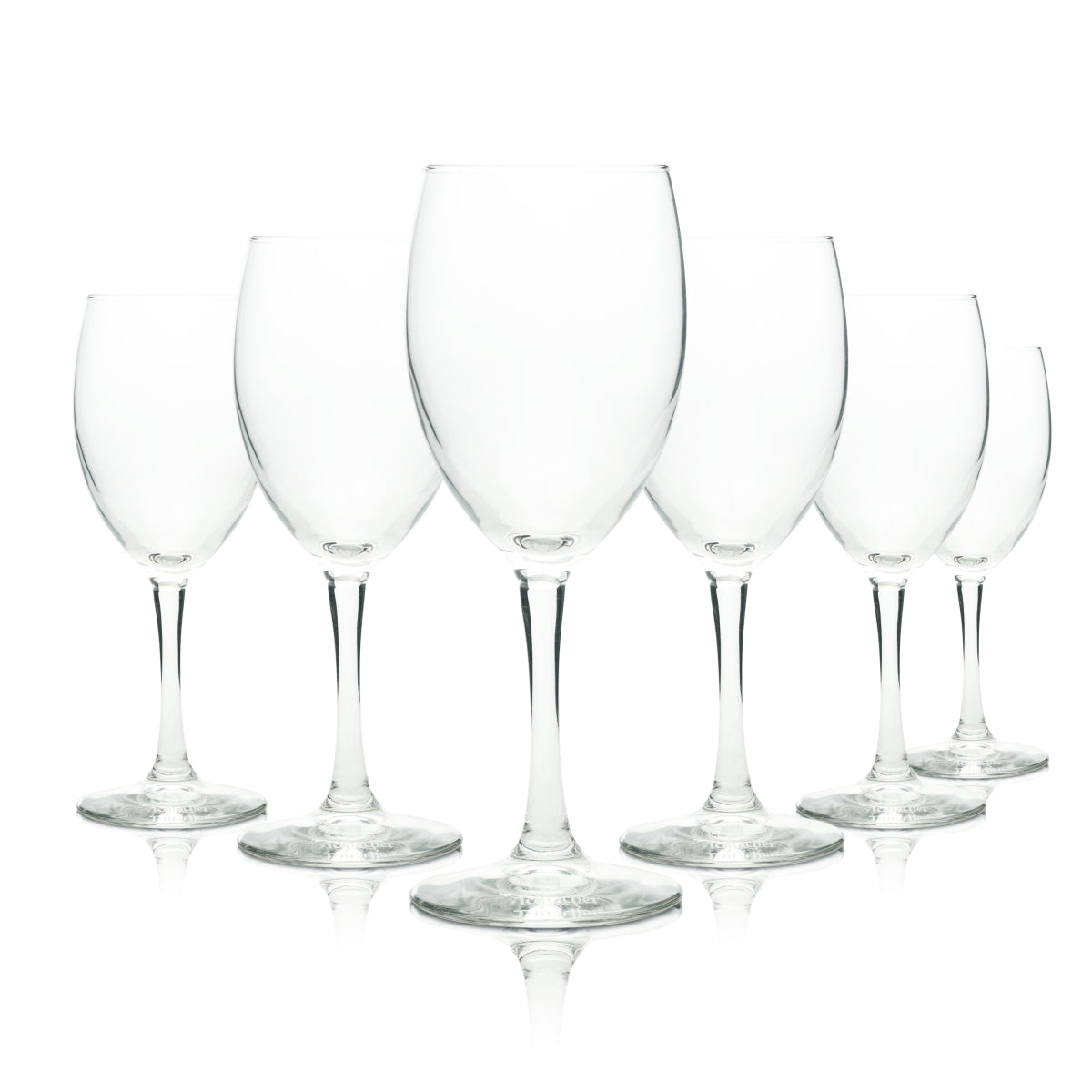 6x Teinacher Wasser Glas 0,2l Flöte Gastro Pokal Gläser Mineralwasser Hotel Bar