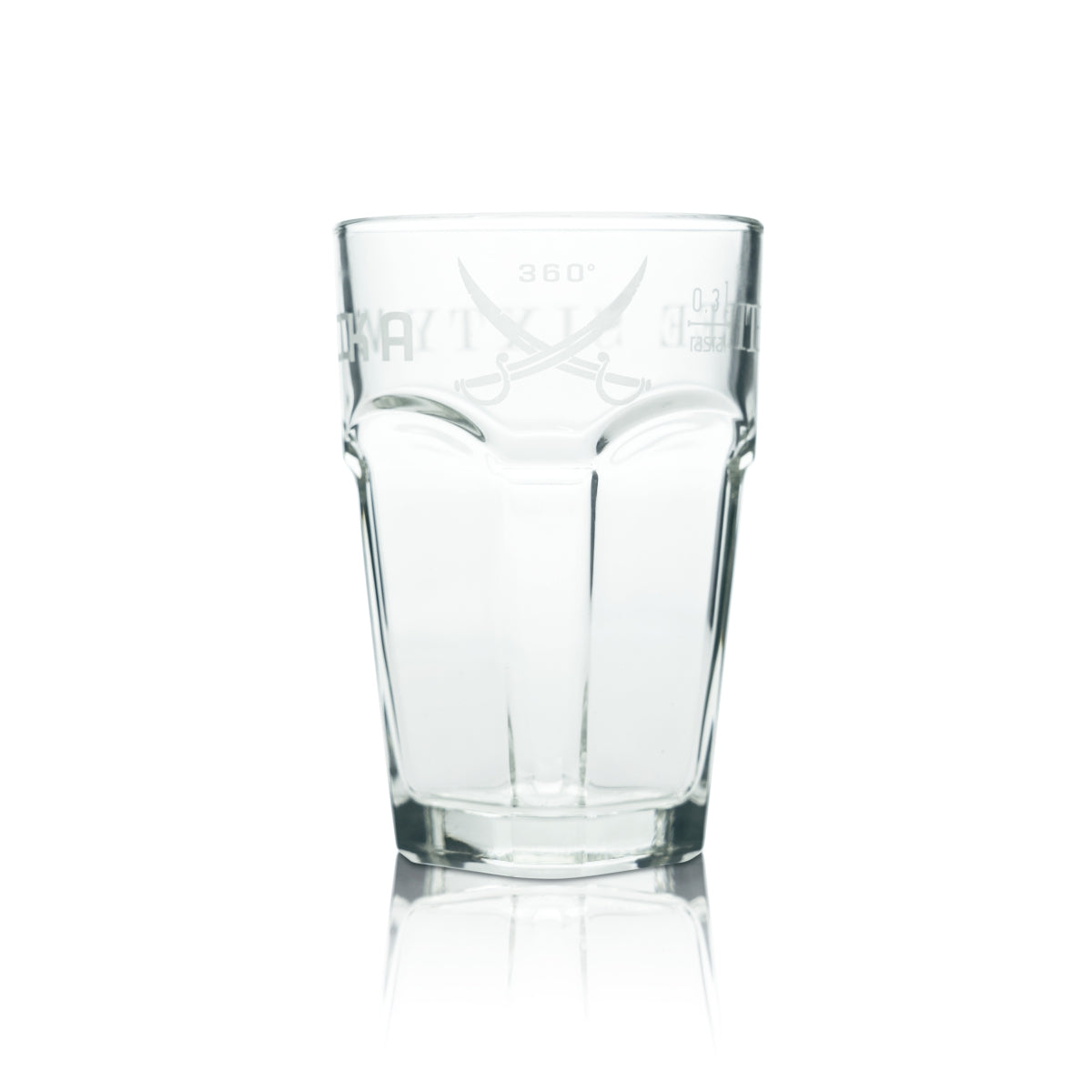 6x Three Sixty Vodka Glas 0,3l Longdrink Cocktail Gläser Bar Gastro Tumbler Eich – Ansicht 4