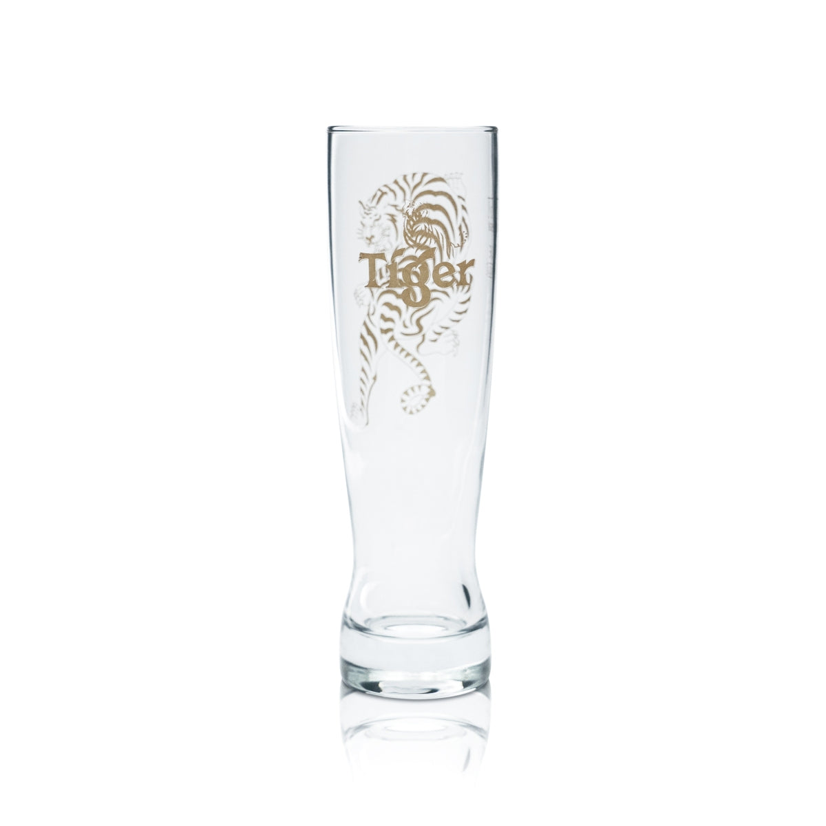 6x Tiger Glas 0,3l Bier Pokal Tulpe Gläser Geeicht Gastro Beer Singapore Asia – Ansicht 2