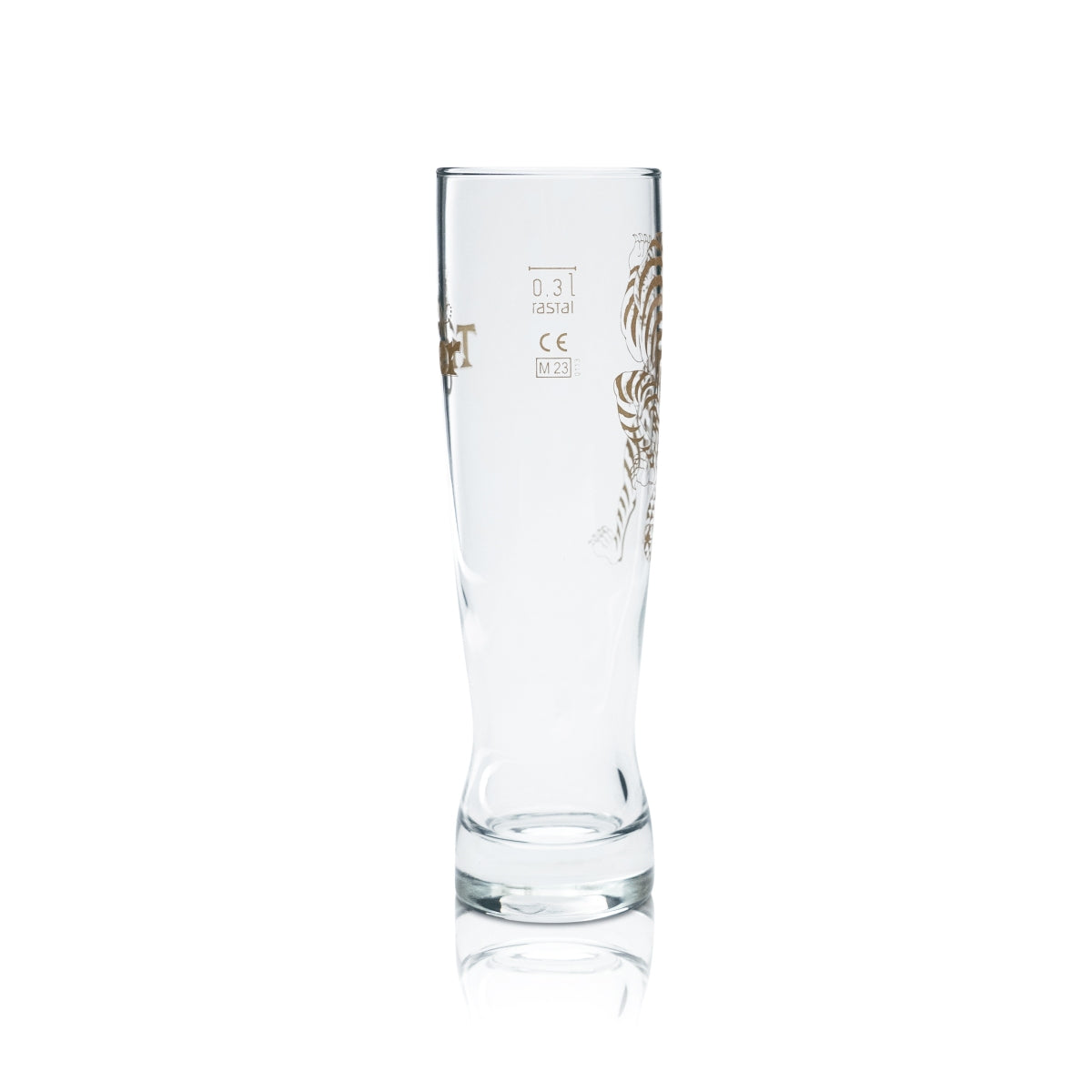 6x Tiger Glas 0,3l Bier Pokal Tulpe Gläser Geeicht Gastro Beer Singapore Asia – Ansicht 4