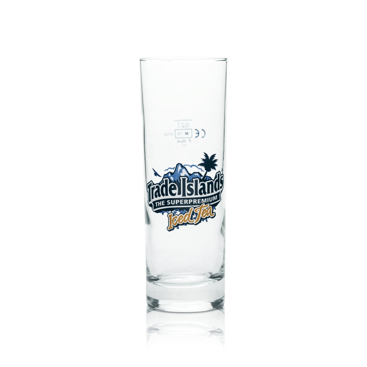 6x Trade Islands Glas 0,2l Eistee Becher Gläser Longdrink Wasser Limo Softdrink – Ansicht 2